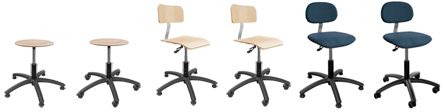 6 SystemPro Economy Stühle